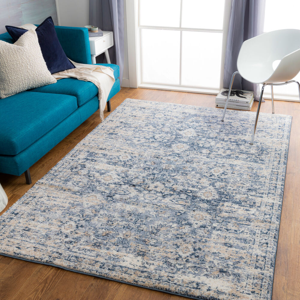 Tuscany Charcoal/Tan Machine Woven Rug TUS-2320 - roomscene