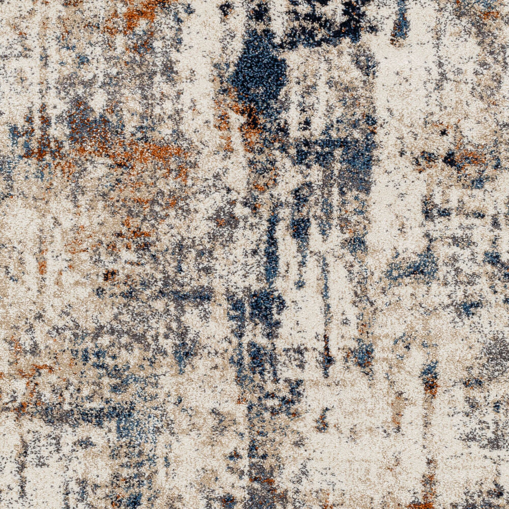 Tuscany Blue/Light Beige Machine Woven Rug TUS-2327 - swatch