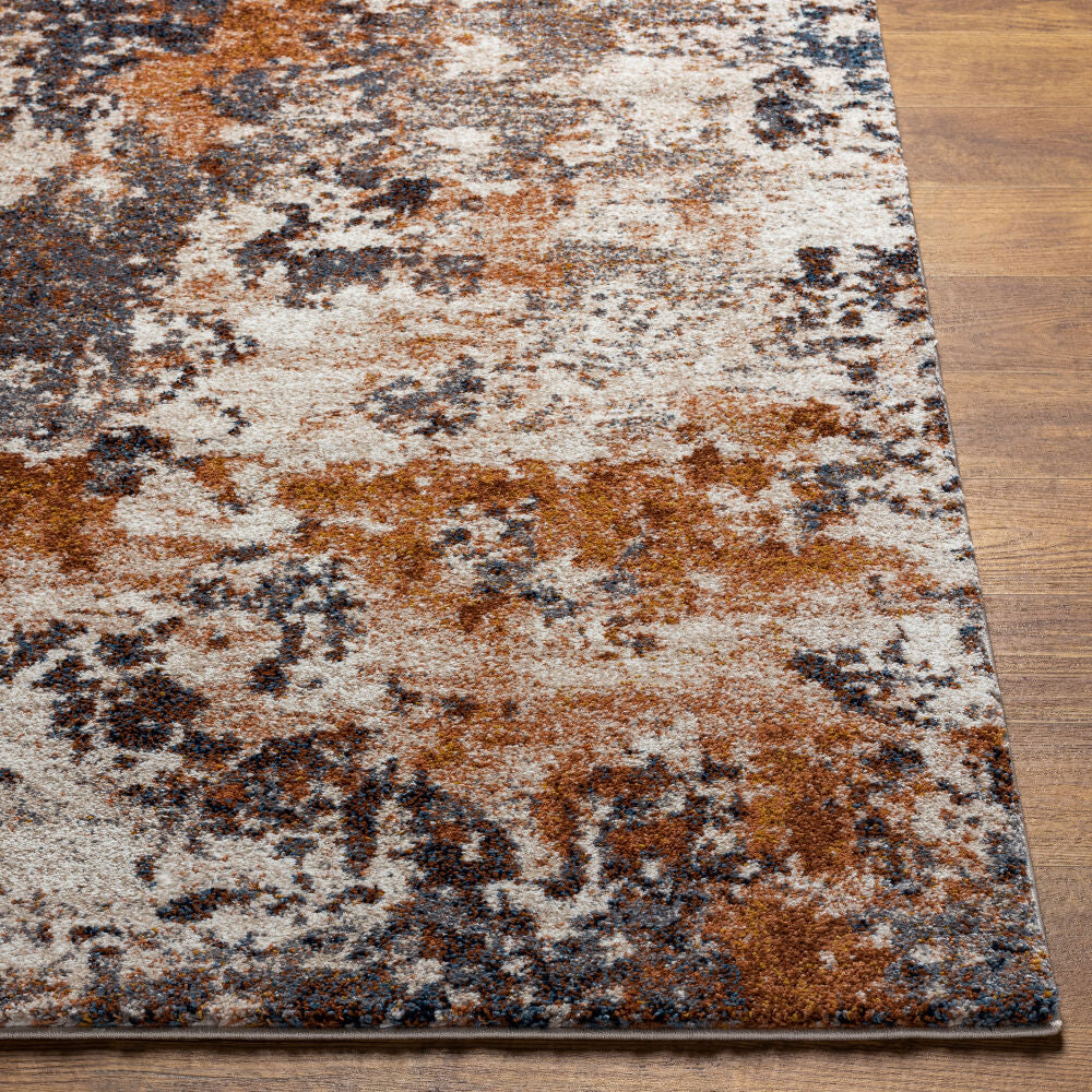 Tuscany Blue/Light Beige Machine Woven Rug TUS-2328 - front