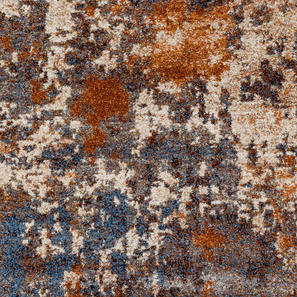 Tuscany Blue/Light Beige Machine Woven Rug TUS-2328 - swatch