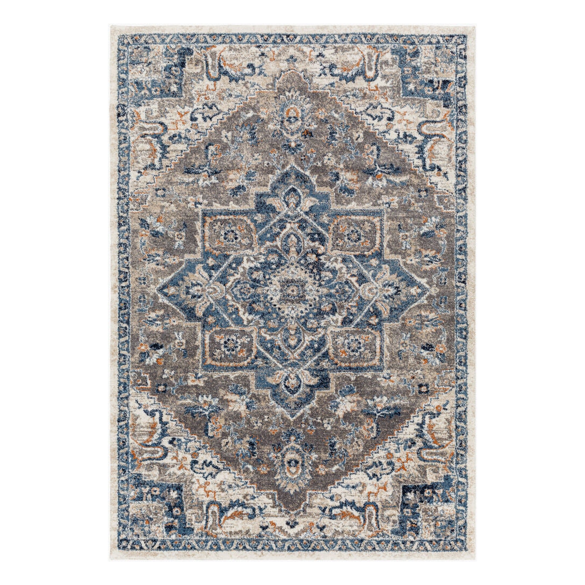 Tuscany Blue/Light Beige Machine Woven Rug TUS-2335 - 12' x 15'
