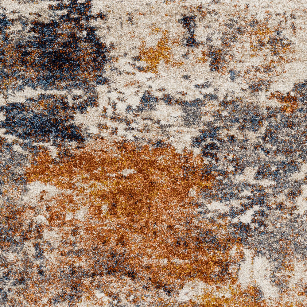 Tuscany Blue/Light Beige Machine Woven Rug TUS-2336 - swatch