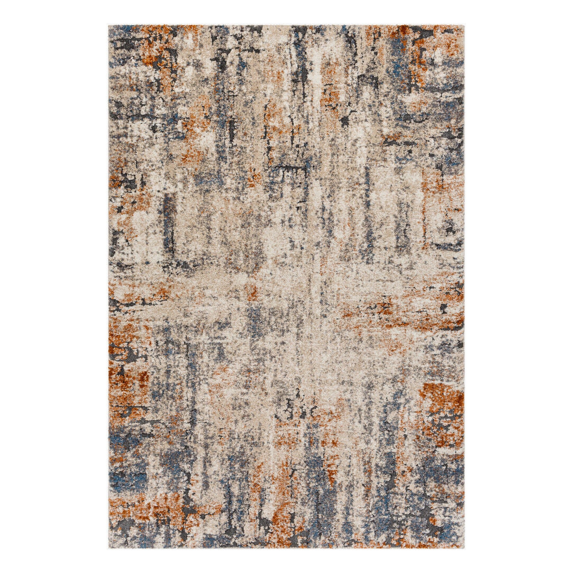 Tuscany Black/Tan Machine Woven Rug TUS-2338 - 2' x 2'11"