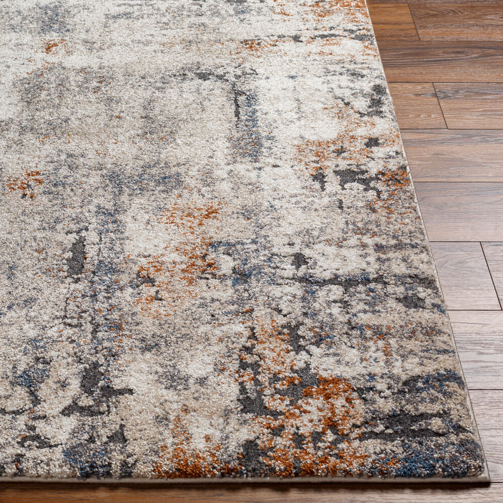 Tuscany Black/Tan Machine Woven Rug TUS-2338 - front