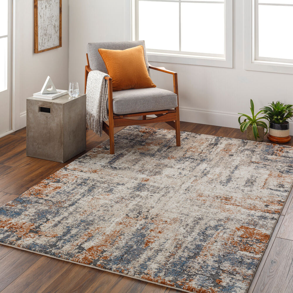 Tuscany Black/Tan Machine Woven Rug TUS-2338 - roomscene