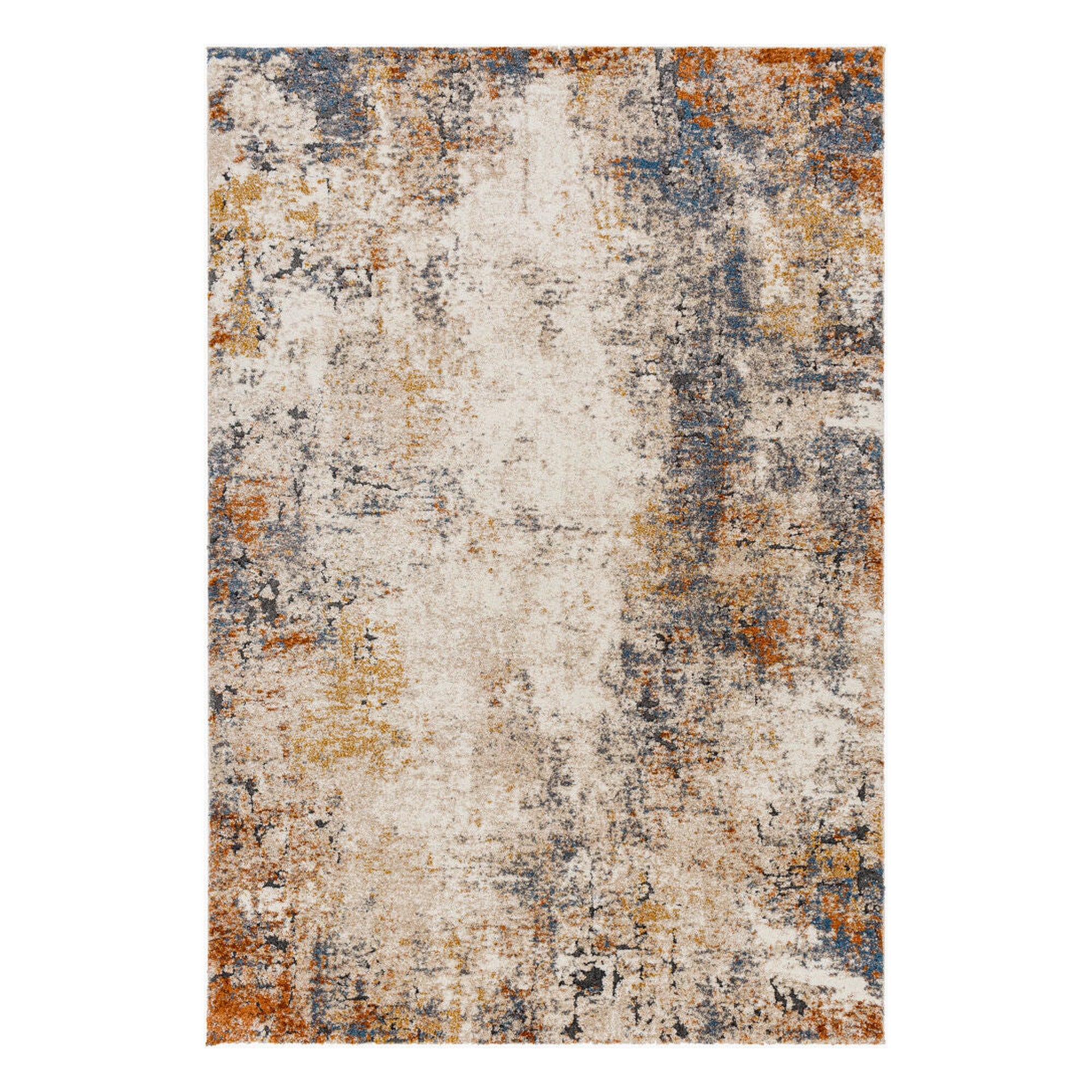 Tuscany Black/Tan Machine Woven Rug TUS-2339 - 2' x 2'11"