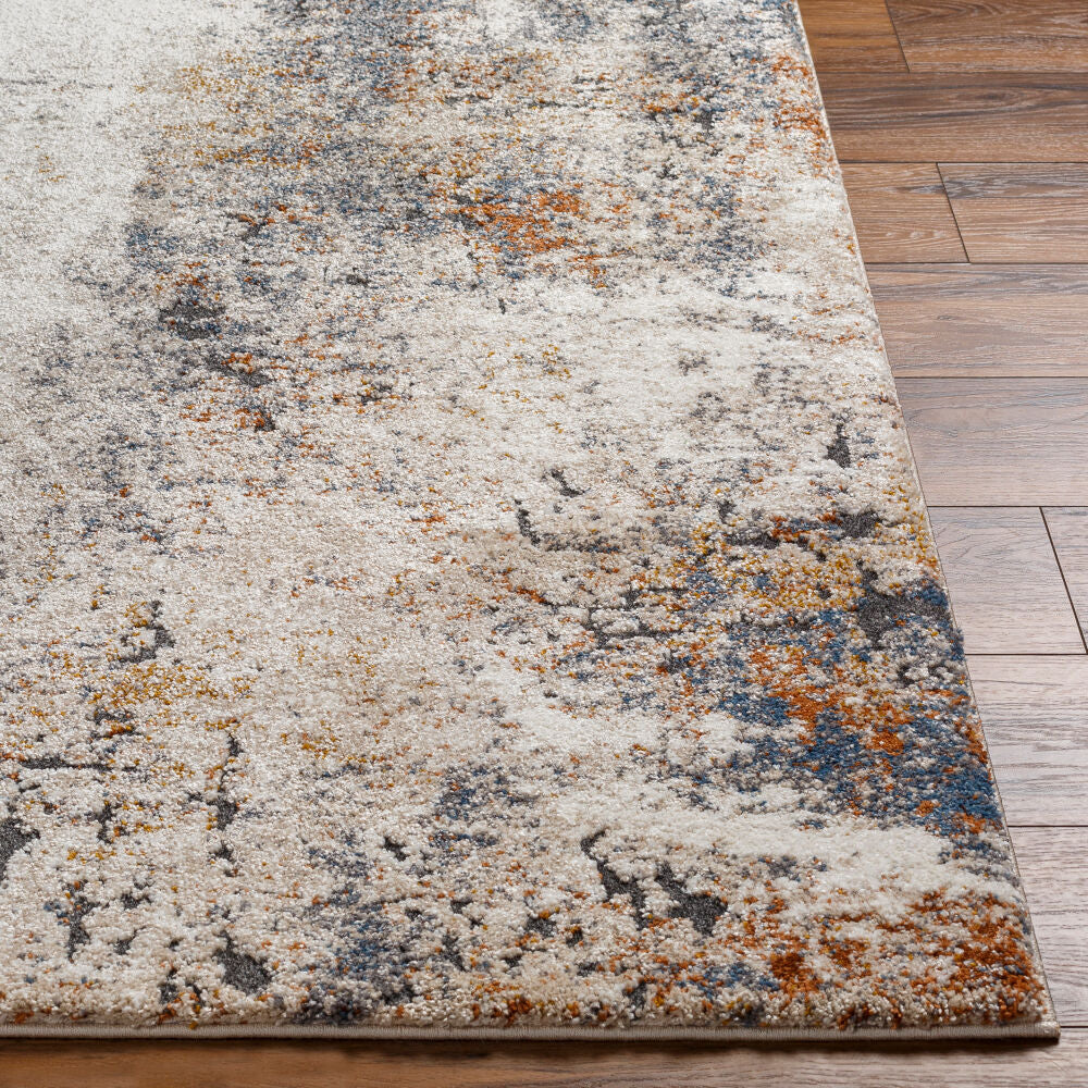 Tuscany Black/Tan Machine Woven Rug TUS-2339 - front