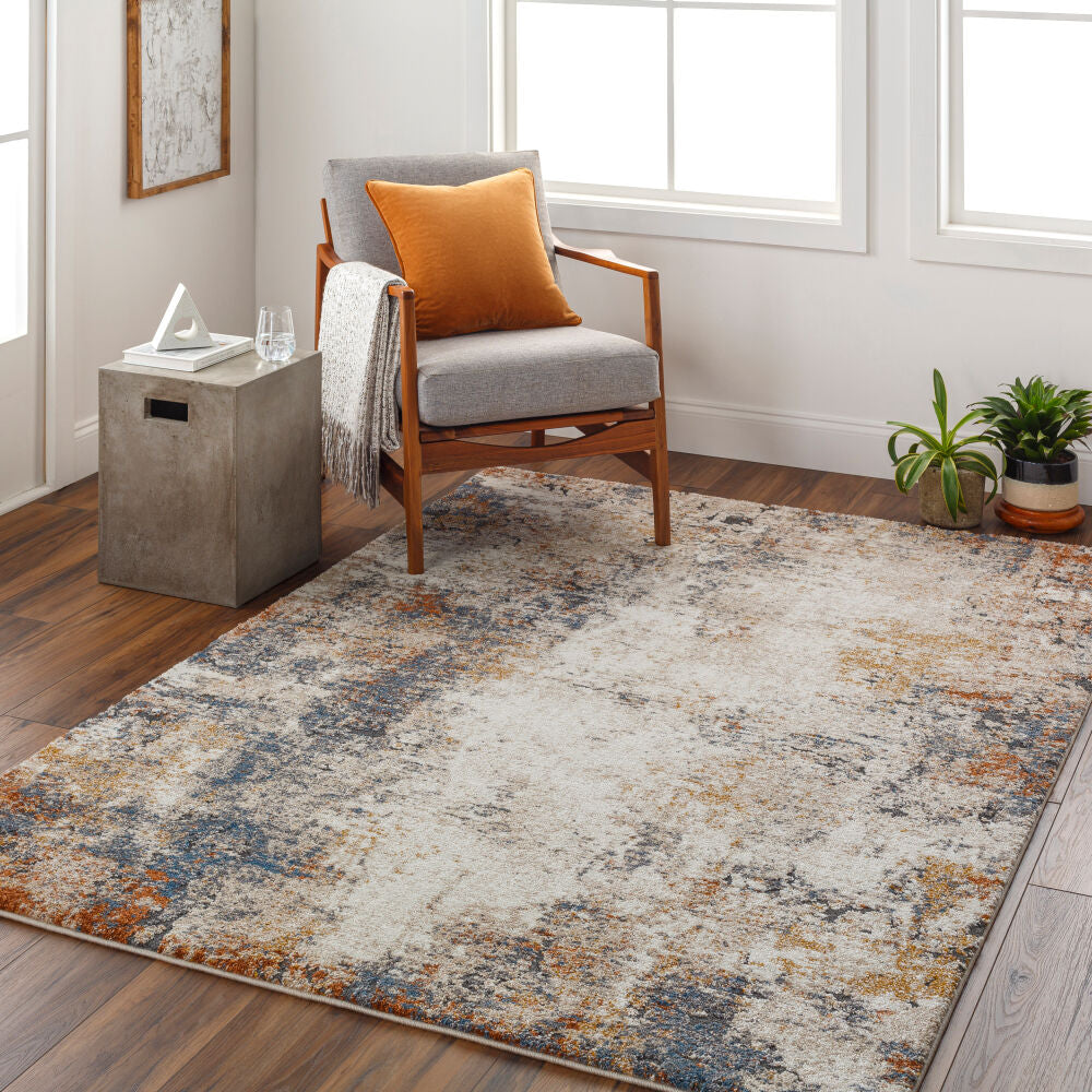 Tuscany Black/Tan Machine Woven Rug TUS-2339 - roomscene