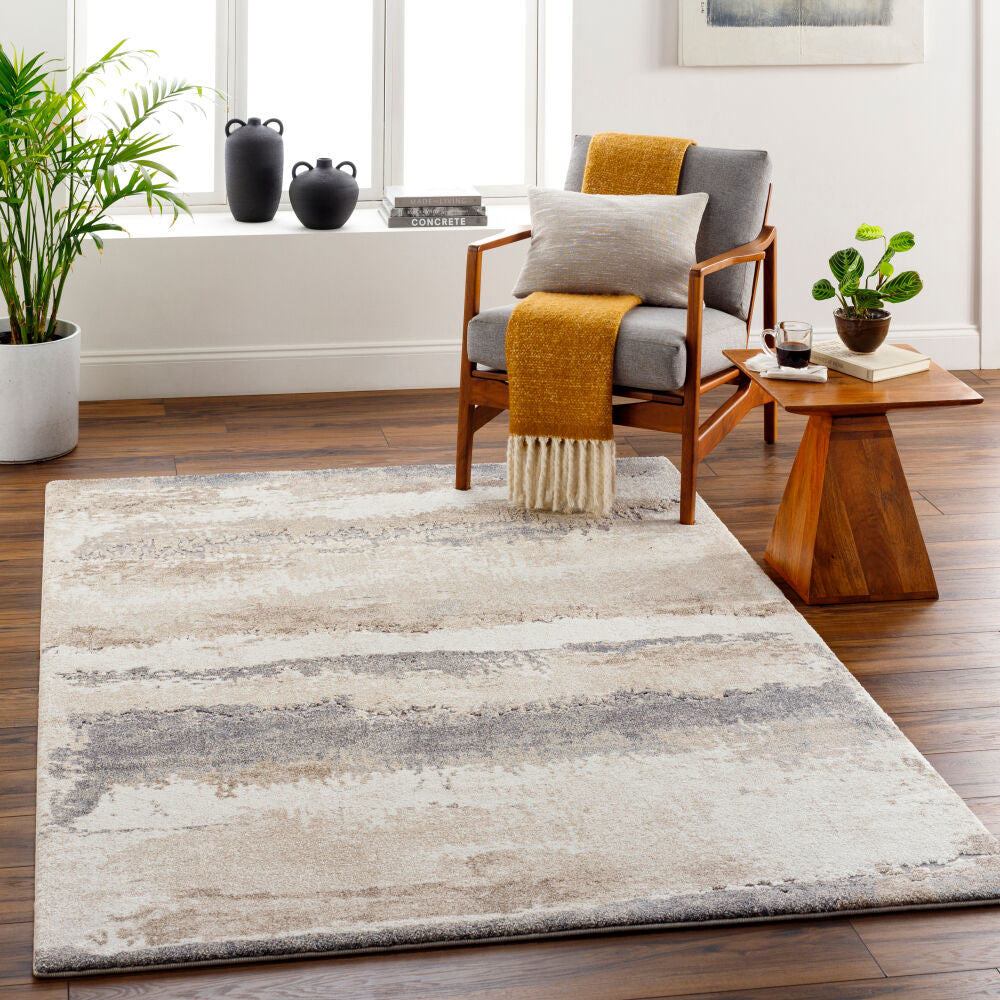 Tuscany Beige/Olive Machine Woven Rug TUS-2344 - roomscene