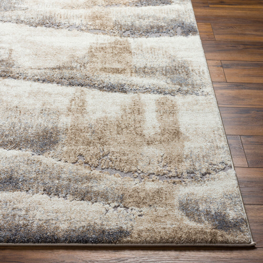 Tuscany Beige/Olive Machine Woven Rug TUS-2345 - front