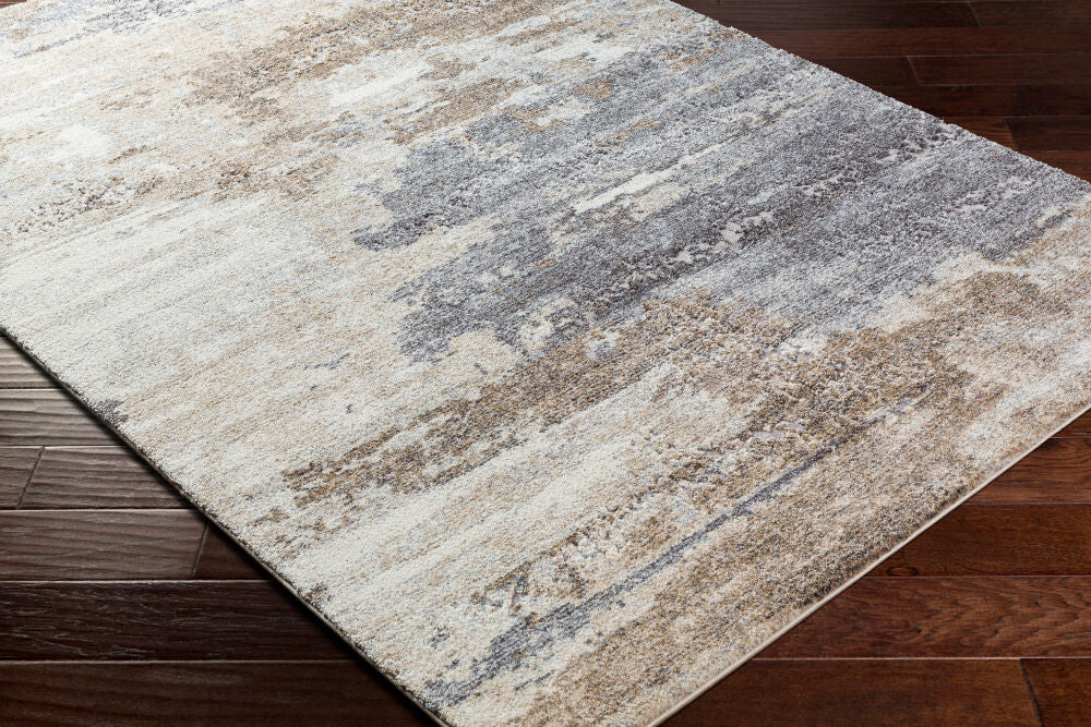 Tuscany Beige/Olive Machine Woven Rug TUS-2346 - corner