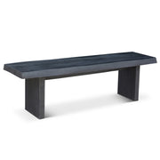 Brooks - Bench - 78" - Ebonized Frame