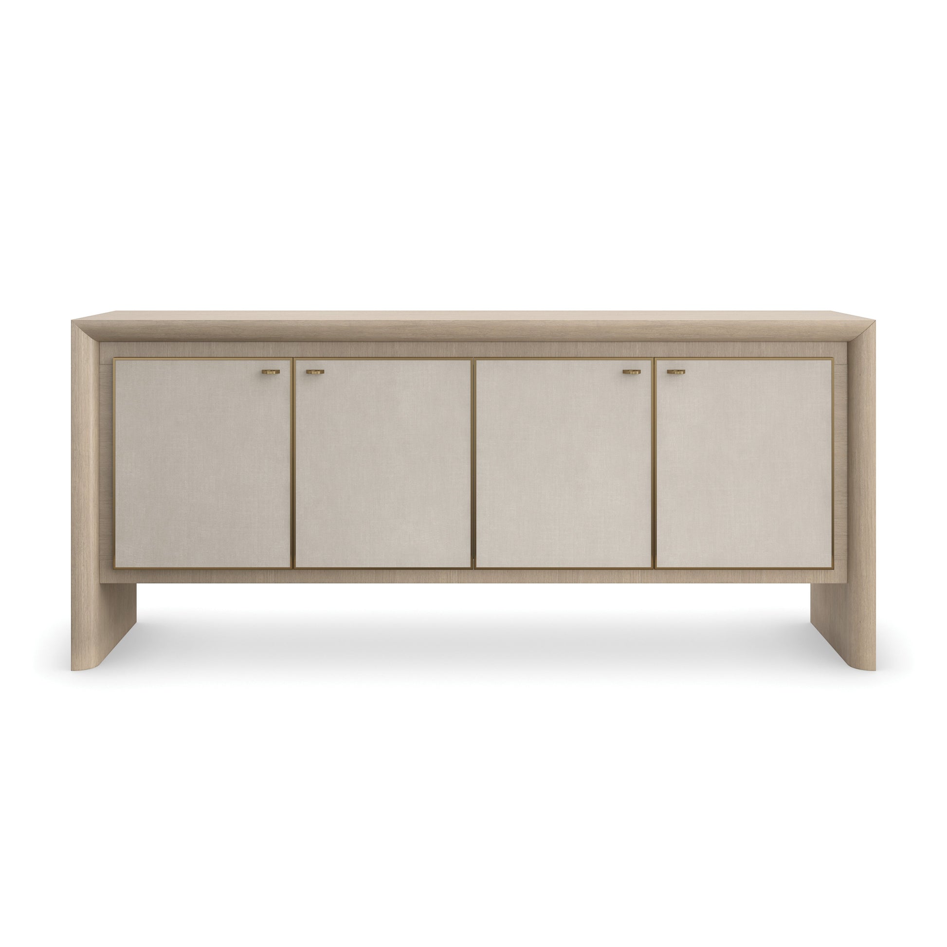 Unity Credenza Lucent Bronze Metallic 78" by Caracole