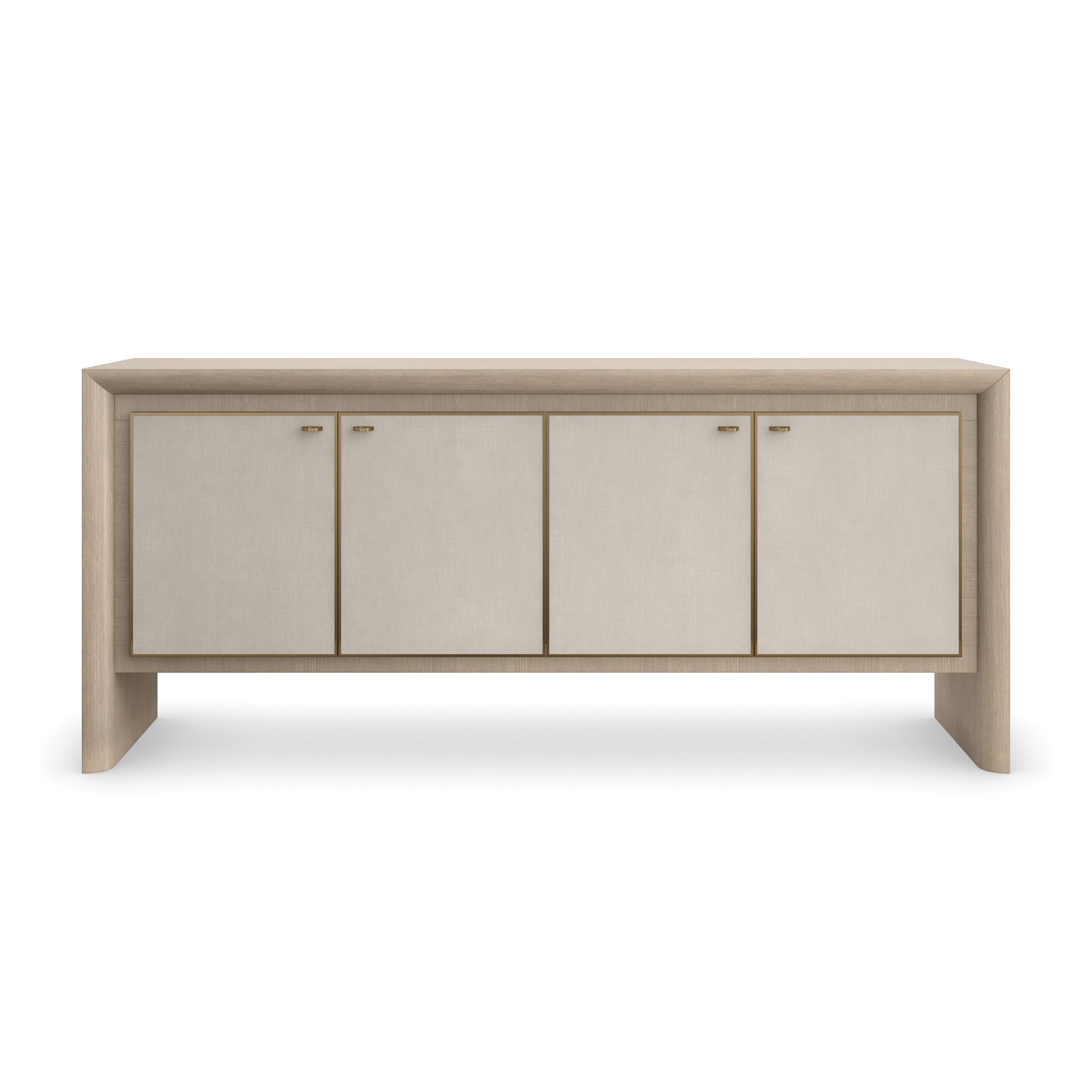 Unity Credenza Lucent Bronze Metallic 78" by Caracole