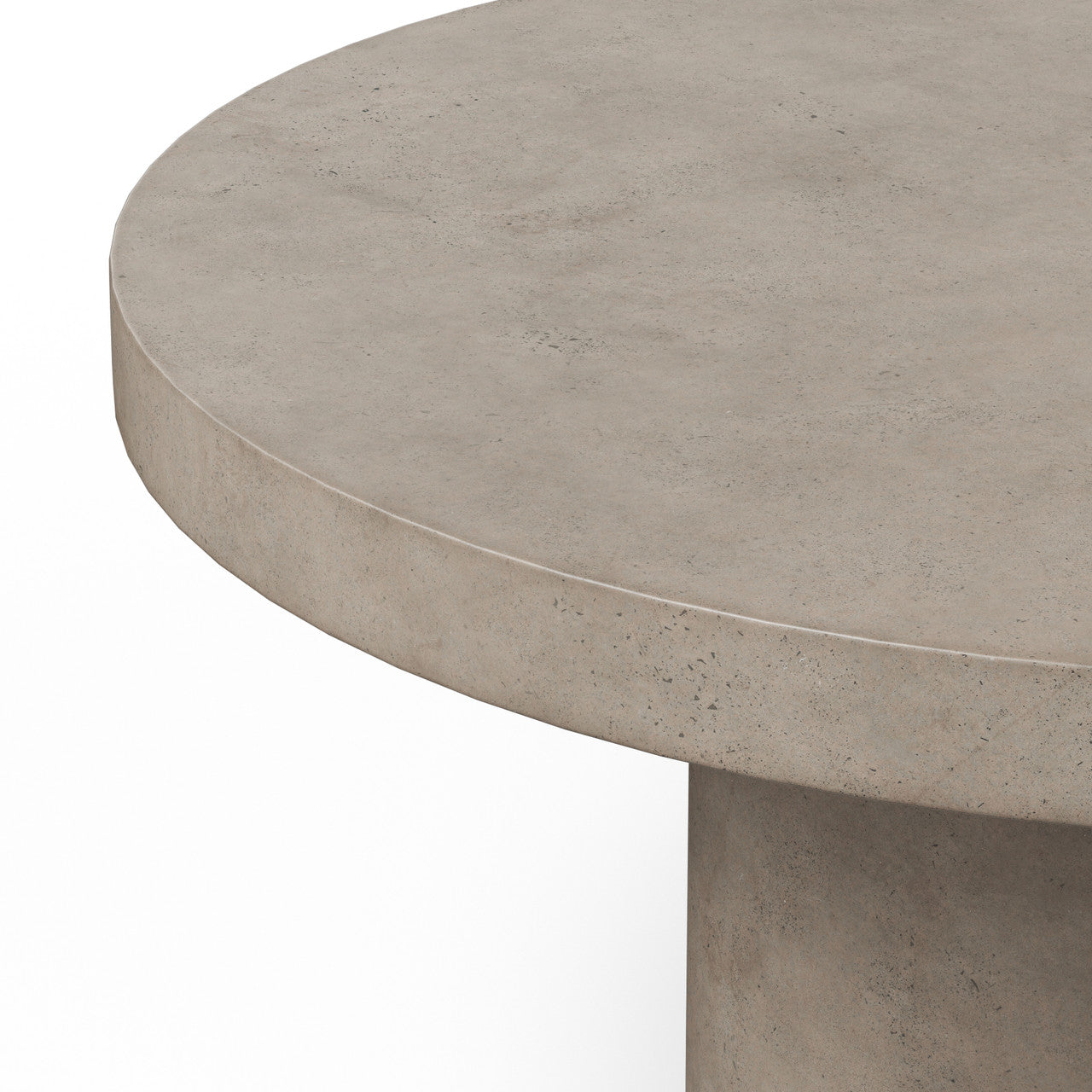 Mixx - Circa Dining Table - 60"Dia. - Dark Grey