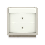 Calais Nightstand Almond Milk 28" by Caracole
