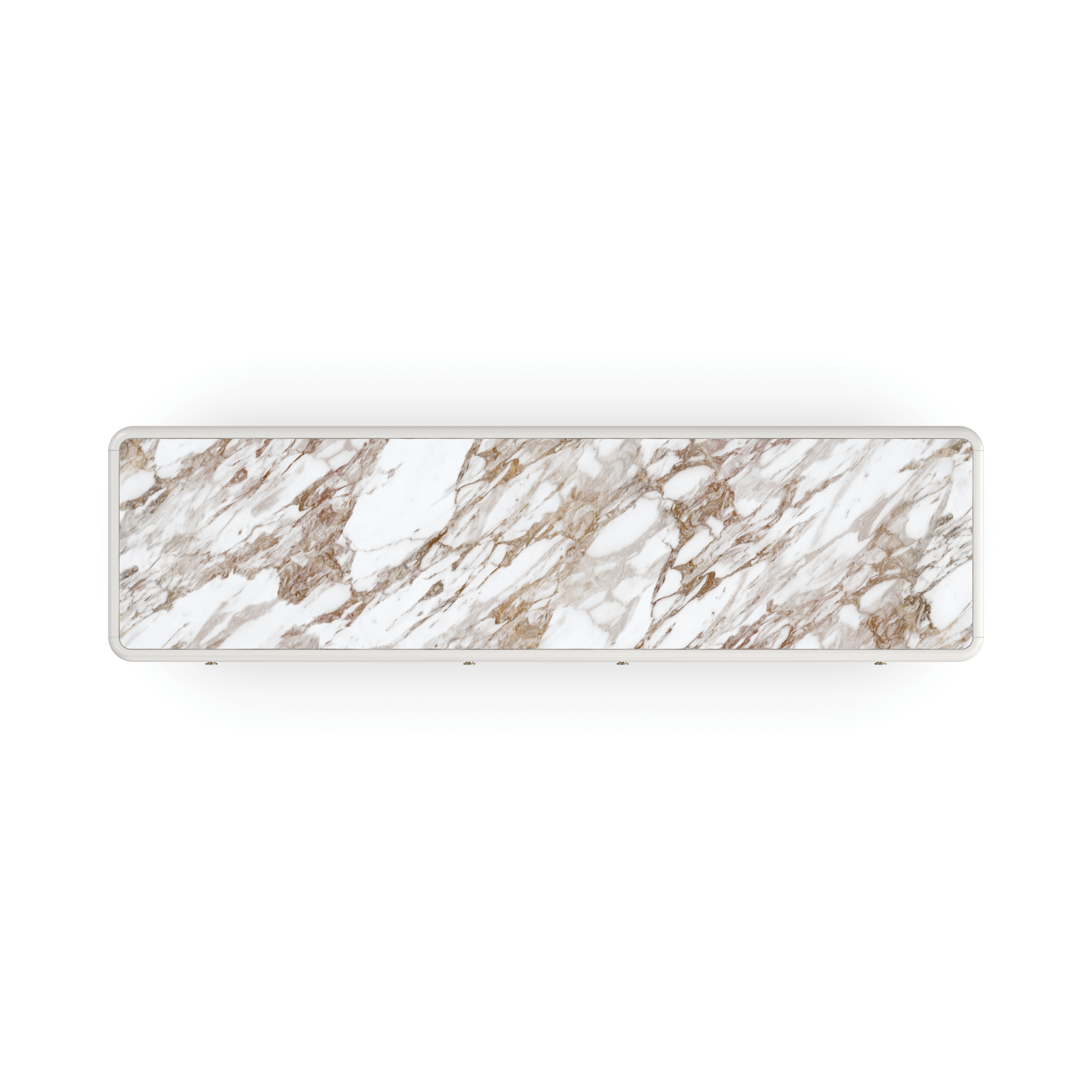 Milos Dresser Almond Milk 65" by Caracole - view 7