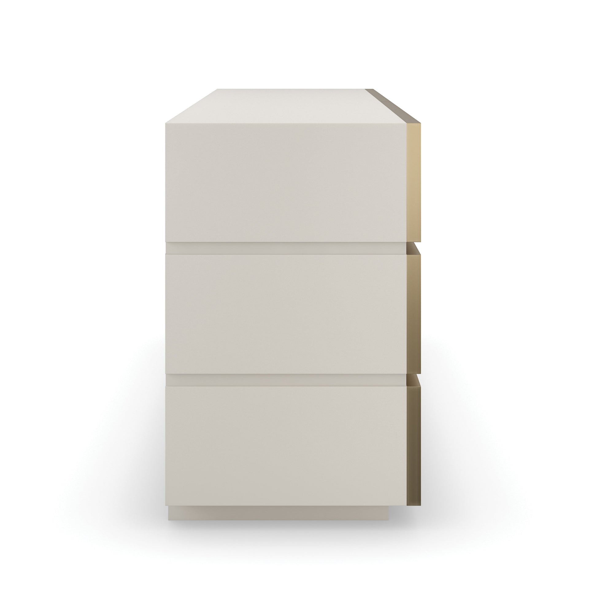 Bedrock Dresser Almond Milk 64" by Caracole - view 5