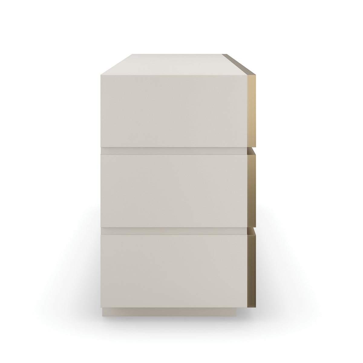 Bedrock Dresser Almond Milk 64" by Caracole - view 5