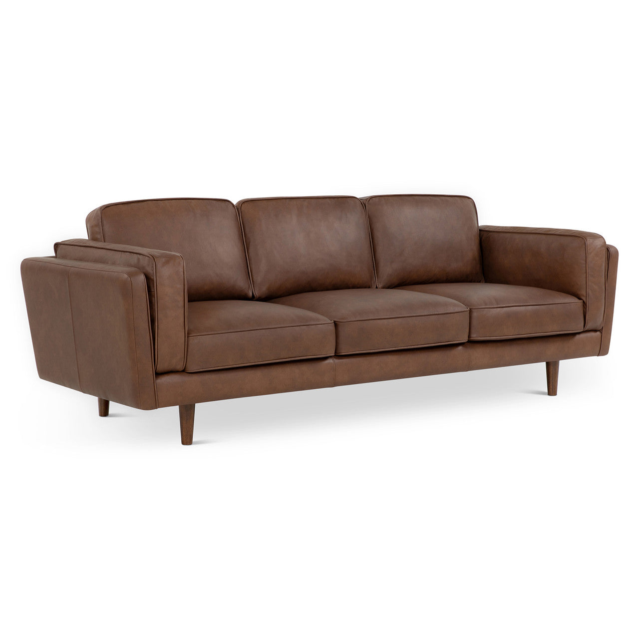 Brooklyn 90" Sofa - Dark Brown