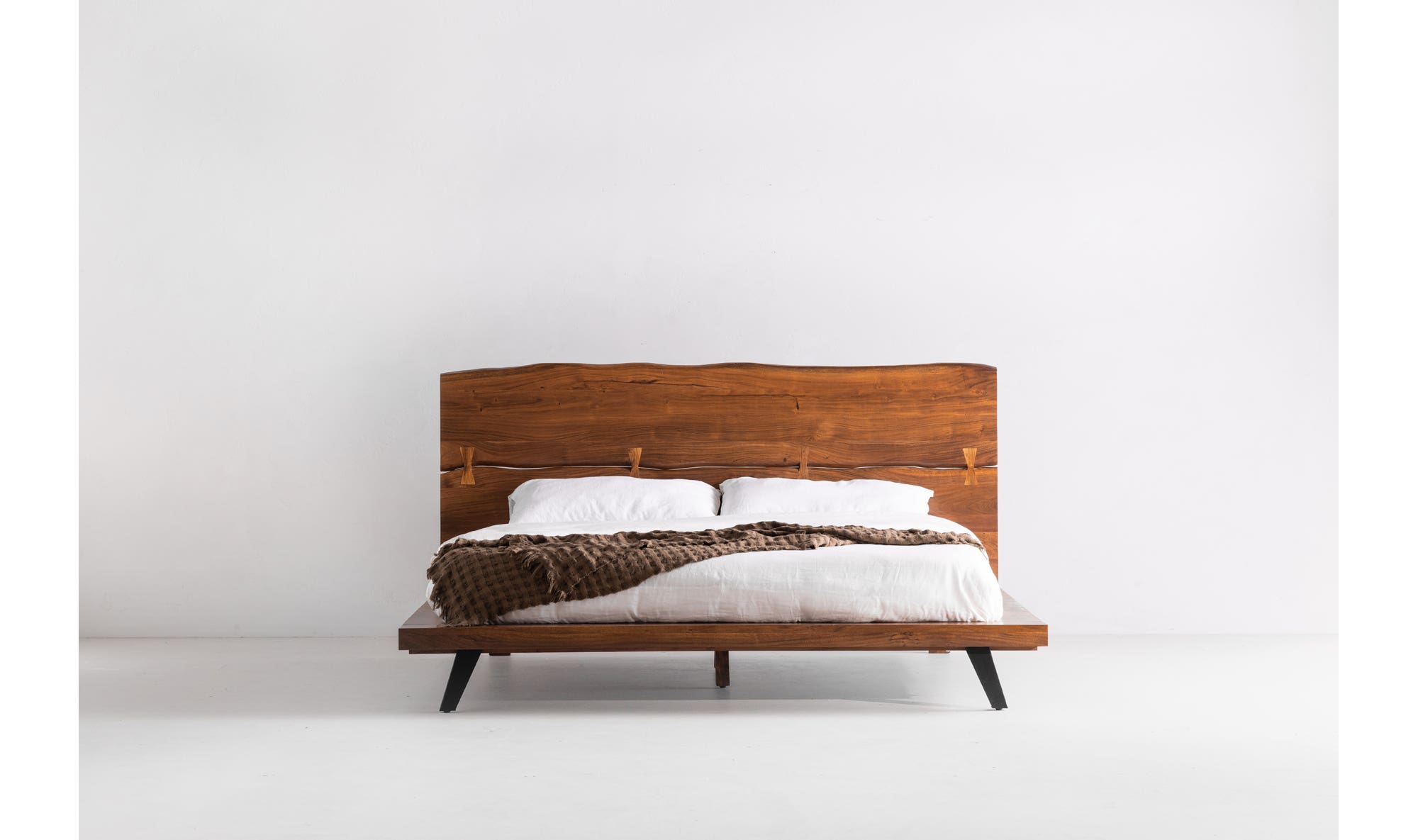 Madagascar Queen Platform Bed Brown by Moe's Home Collection - view 7