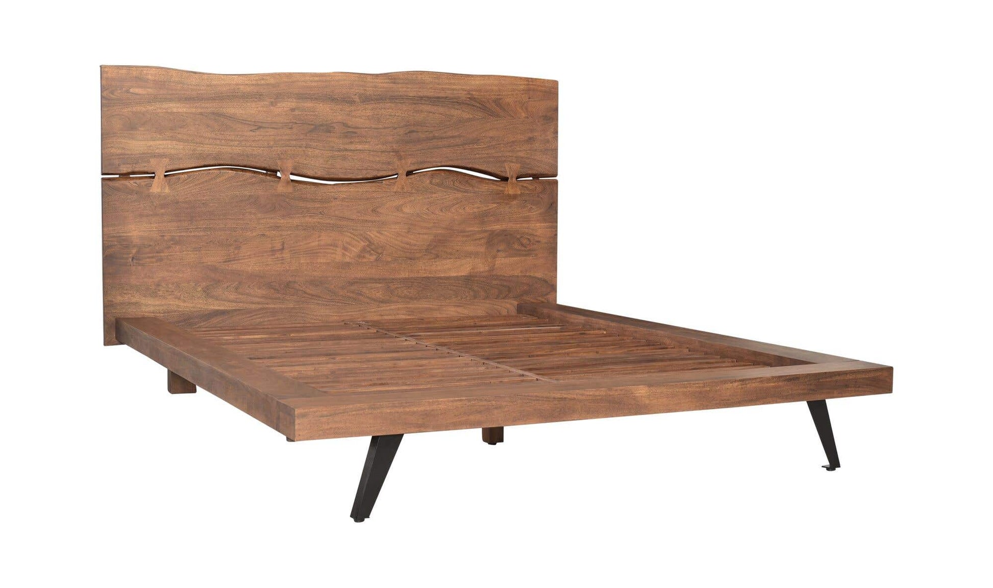 Madagascar Queen Platform Bed Brown by Moe's Home Collection - view 11