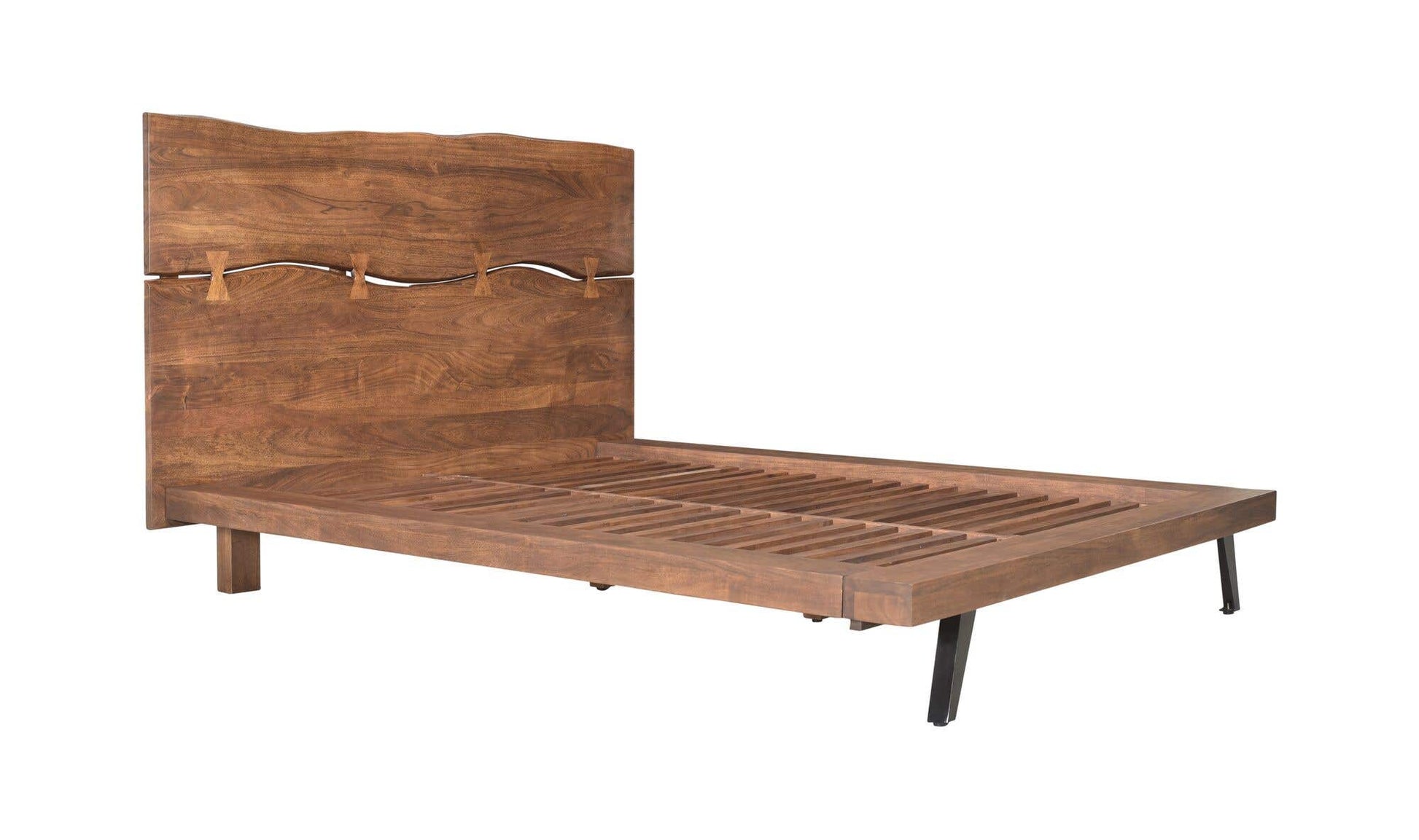 Madagascar Queen Platform Bed Brown by Moe's Home Collection - view 12
