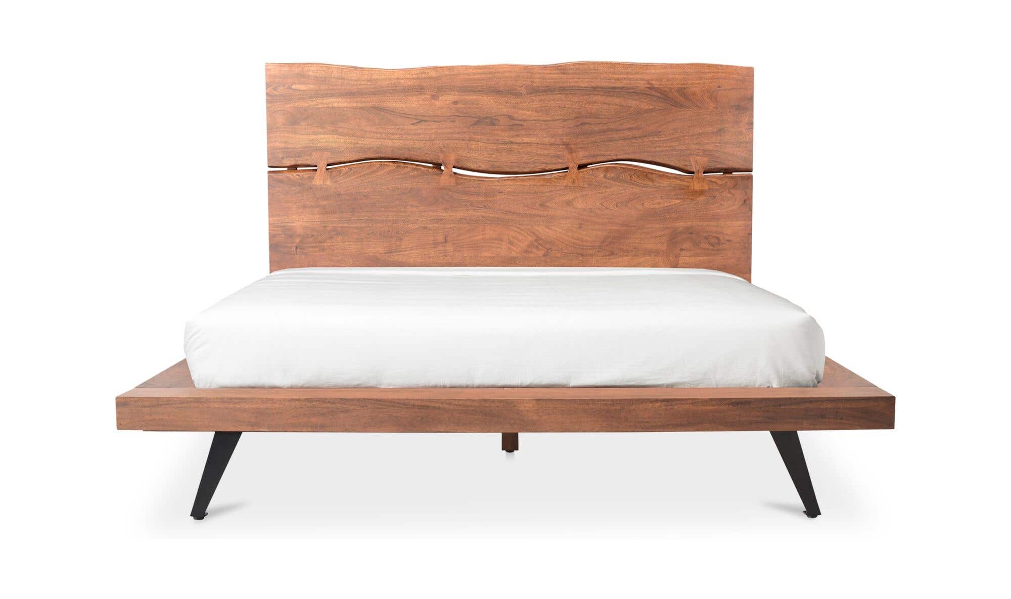 Madagascar Queen Platform Bed Brown by Moe's Home Collection - view 6