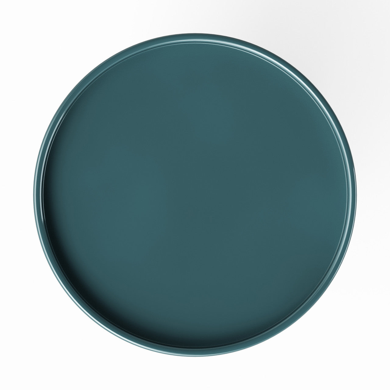 Eclat - Sofia Enamel End Table - Aegean Teal