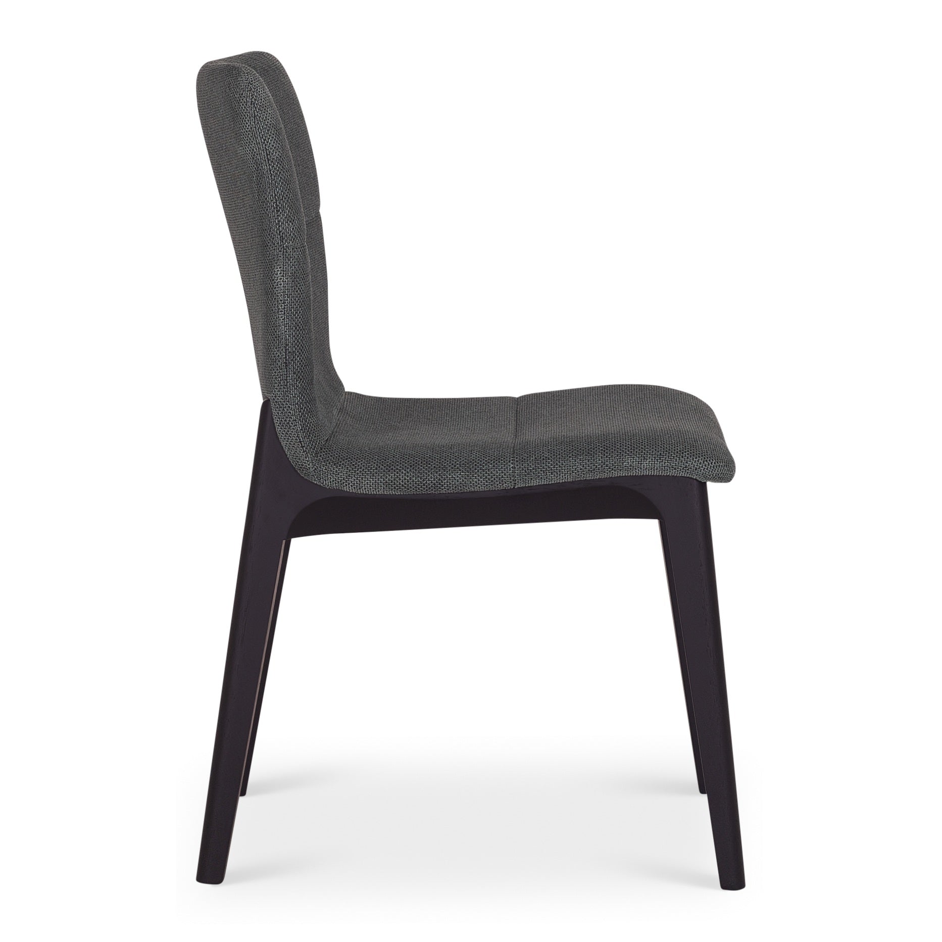 Modern Brazilian - Godan Side Chair - Jackpot Teal Seat - Ebano Frame by Urbia