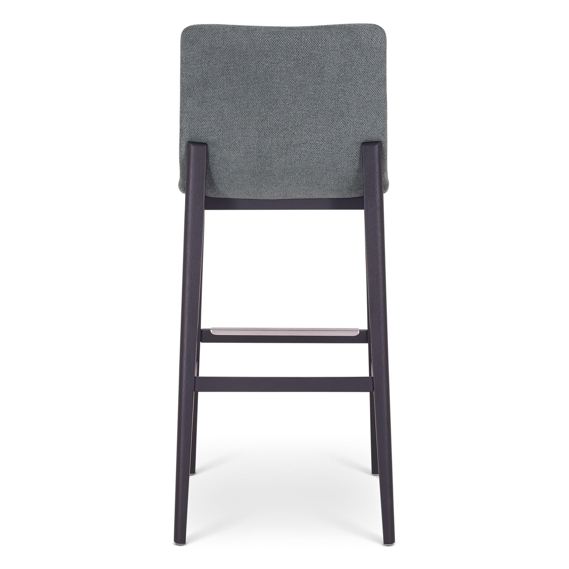 Modern Brazilian - Godan Stool - Bar Height - Jackpot Teal Seat - Ebano Frame by Urbia