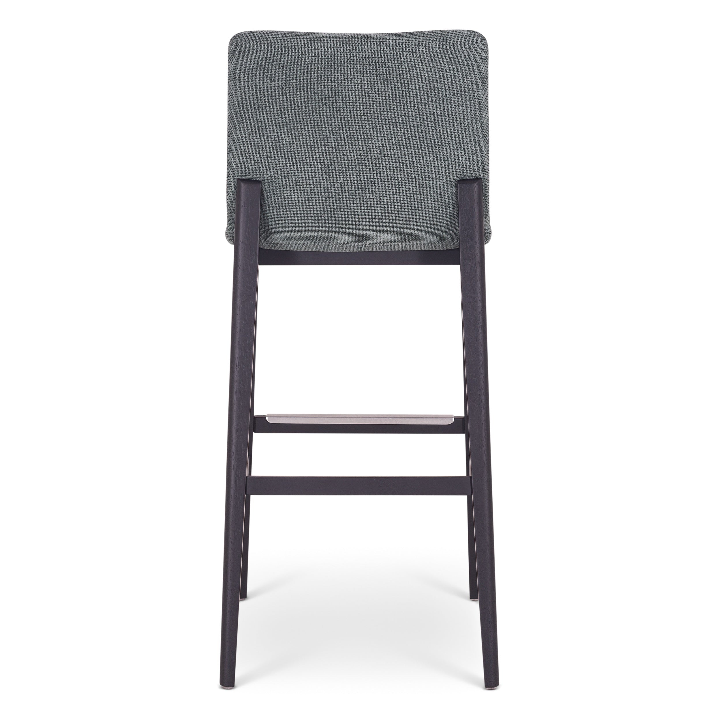 Modern Brazilian - Godan Stool - Bar Height - Jackpot Teal Seat - Ebano Frame by Urbia