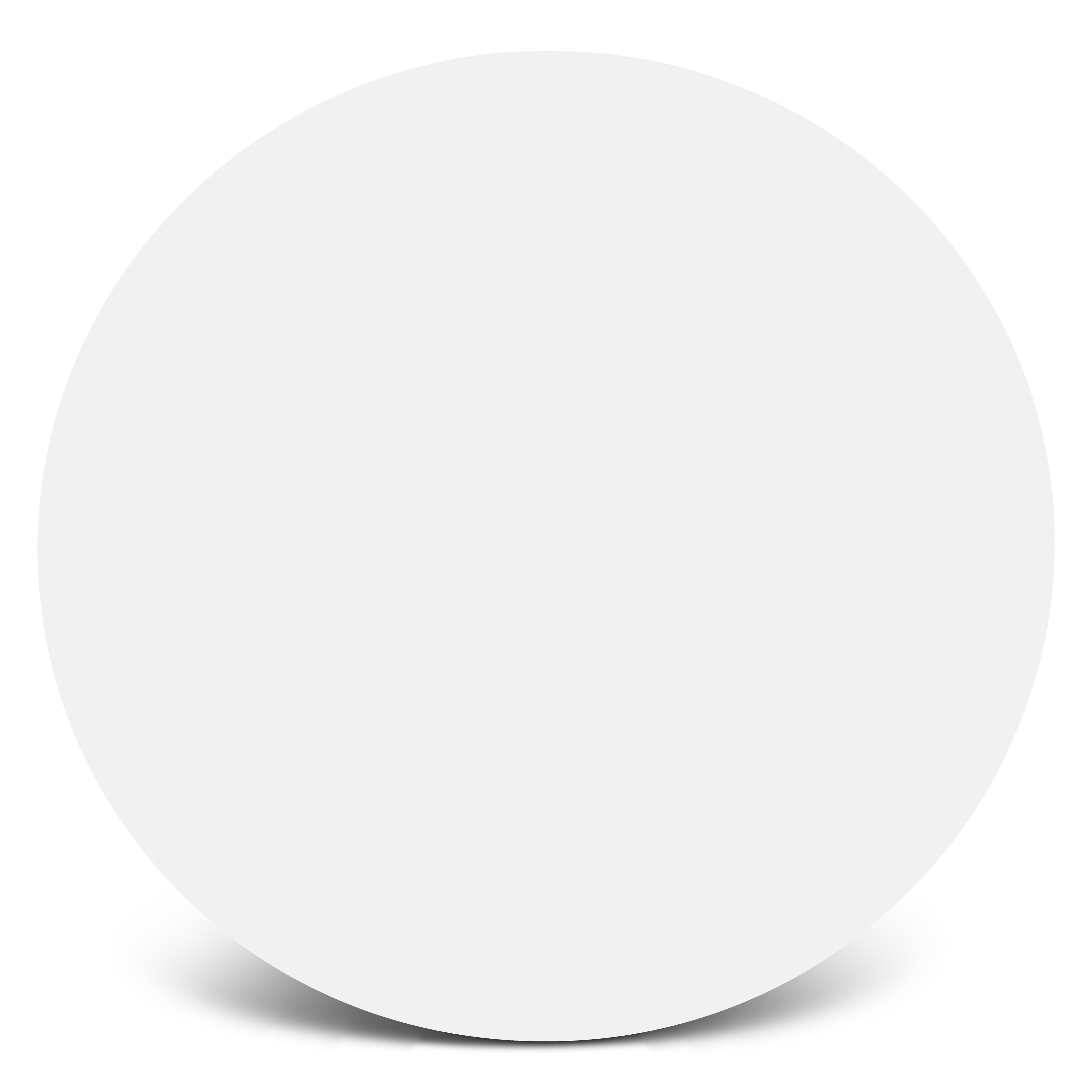 Mona Round Glass Top Dining Table Branco by Urbia