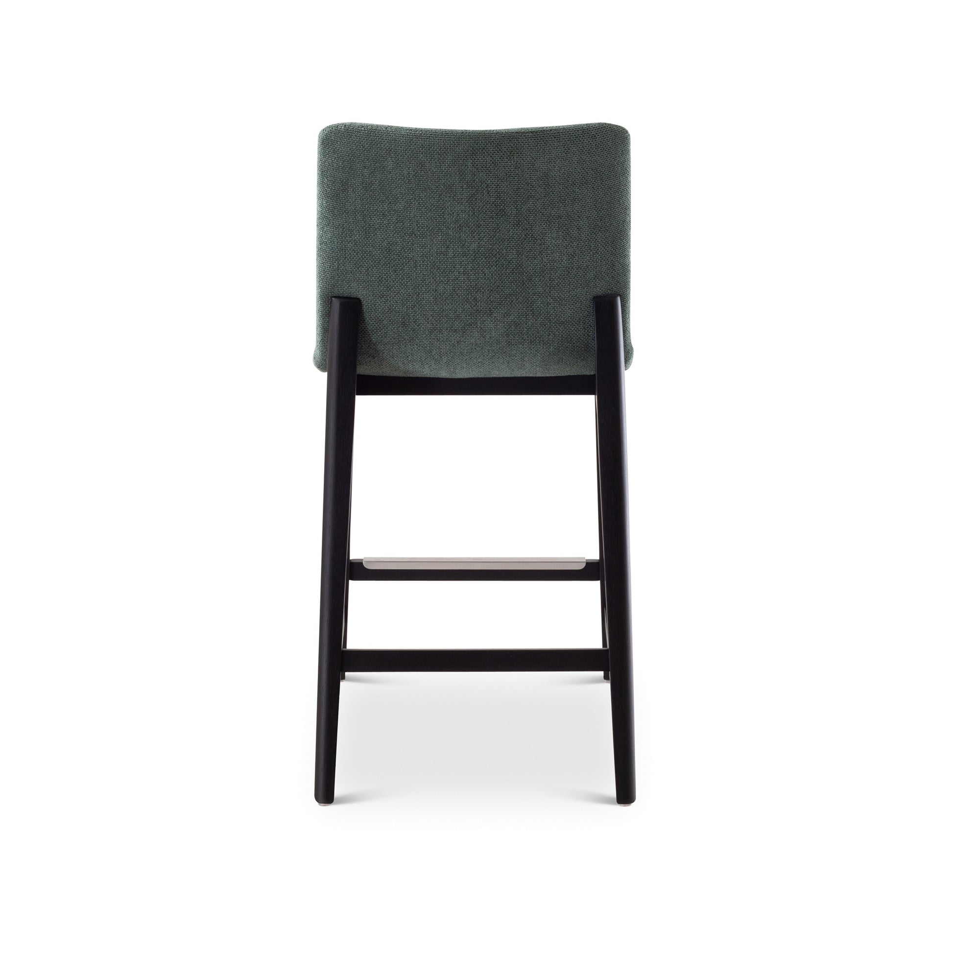 Modern Brazilian - Godan Stool - Counter Height - Jackpot Teal Seat - Ebano Frame by Urbia