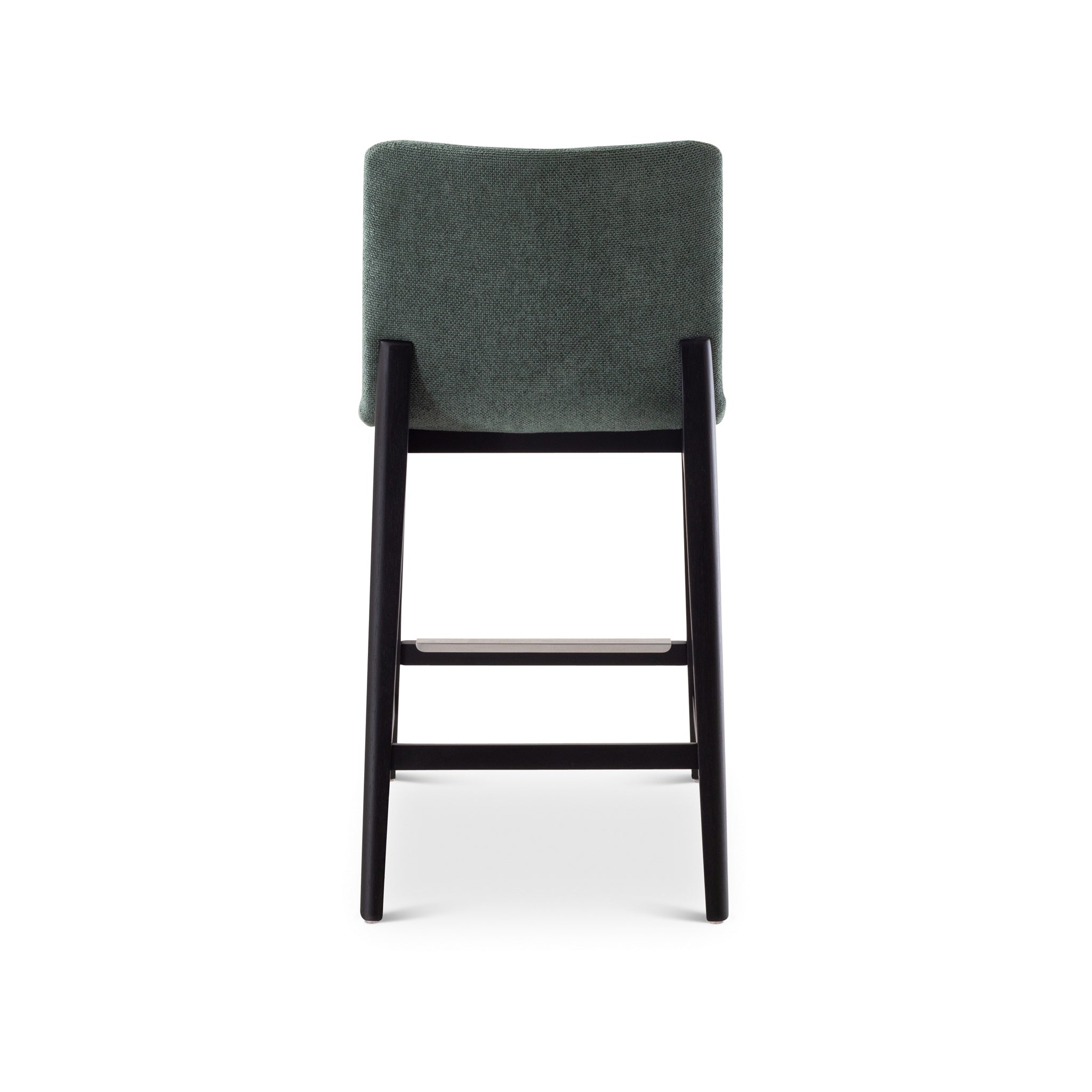 Modern Brazilian - Godan Stool - Counter Height - Jackpot Teal Seat - Ebano Frame by Urbia