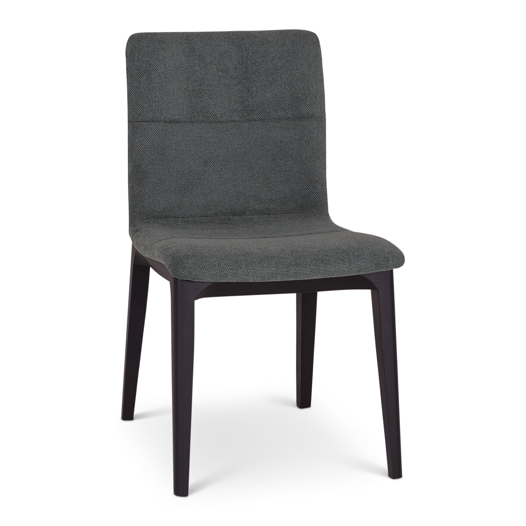 Modern Brazilian - Godan Side Chair - Jackpot Teal Seat - Ebano Frame by Urbia