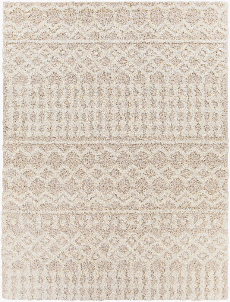 Urban Shag Cream/Light Beige Machine Woven Rug USG-2303 - 2'7" x 10'