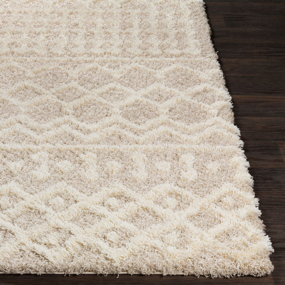 Urban Shag Cream/Light Beige Machine Woven Rug USG-2303 - front