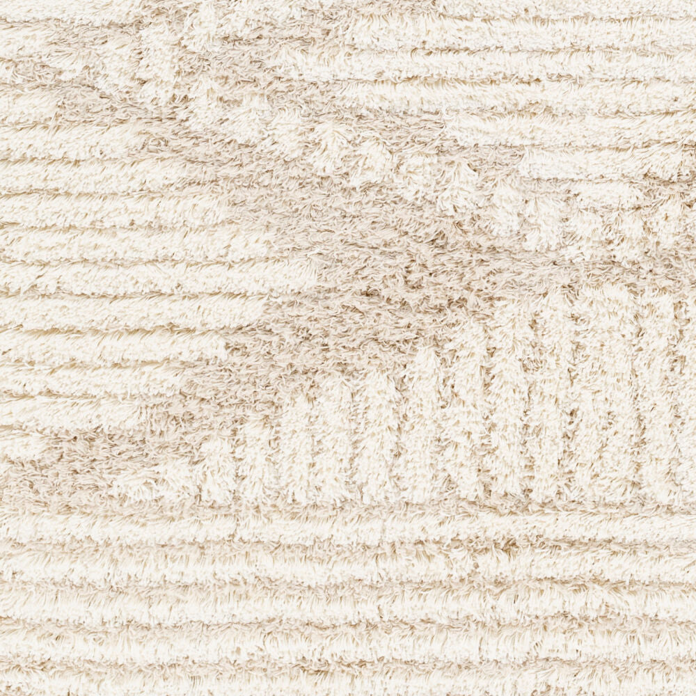 Urban Shag Beige/Ivory Machine Woven Rug - swatch