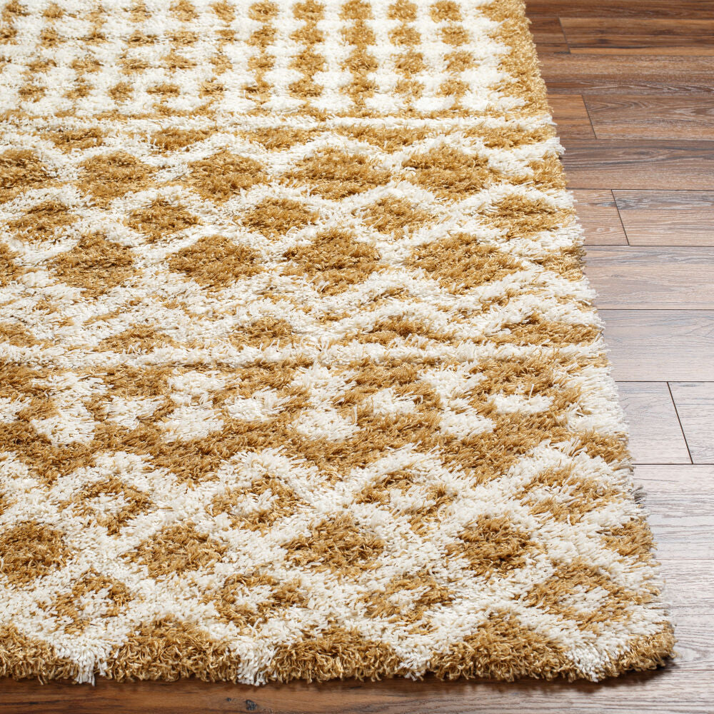 Urban Shag Camel/Ivory Machine Woven Rug - front