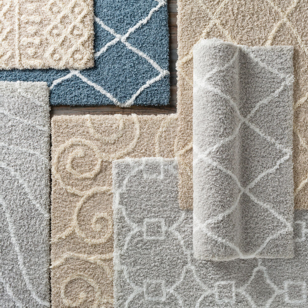 Urban Shag Cream/Light Beige Machine Woven Rug USG-2303 - styleshot