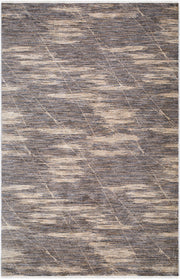 Usonia Brown/White Machine Woven Rug USO-2300 - 3'2" x 10'