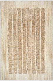 Usonia Brown/White Machine Woven Rug USO-2302 - 3'2" x 10'