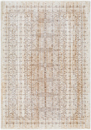 Usonia Brown/White Machine Woven Rug USO-2304 - 3'2" x 10'
