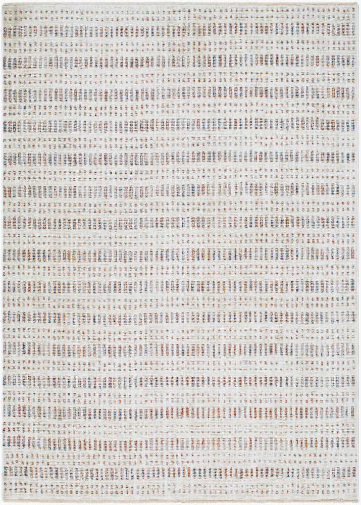 Usonia Brown/White Machine Woven Rug USO-2308 - 3'2" x 10'