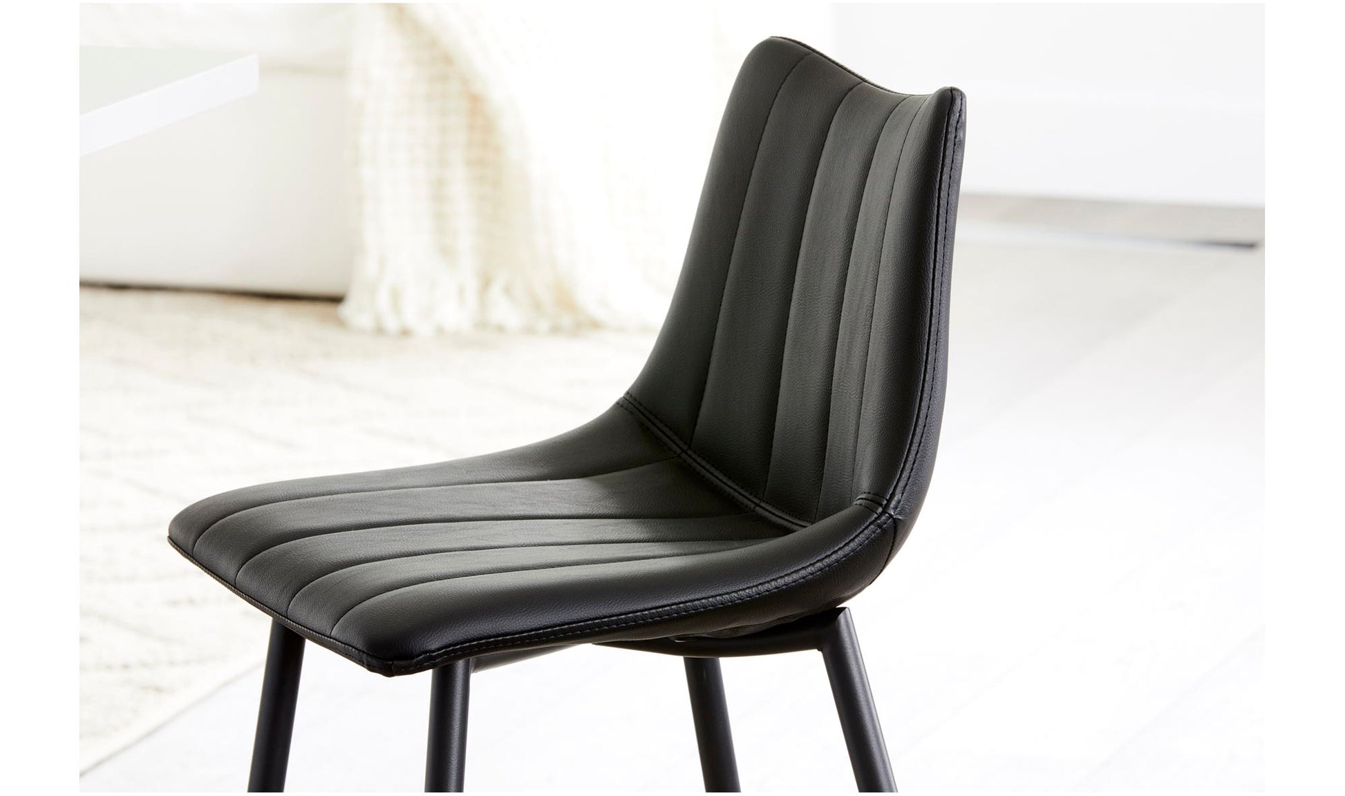 Alibi Counter Stool Matte Black - Set Of Two by Moe's Home Collection - view 16
