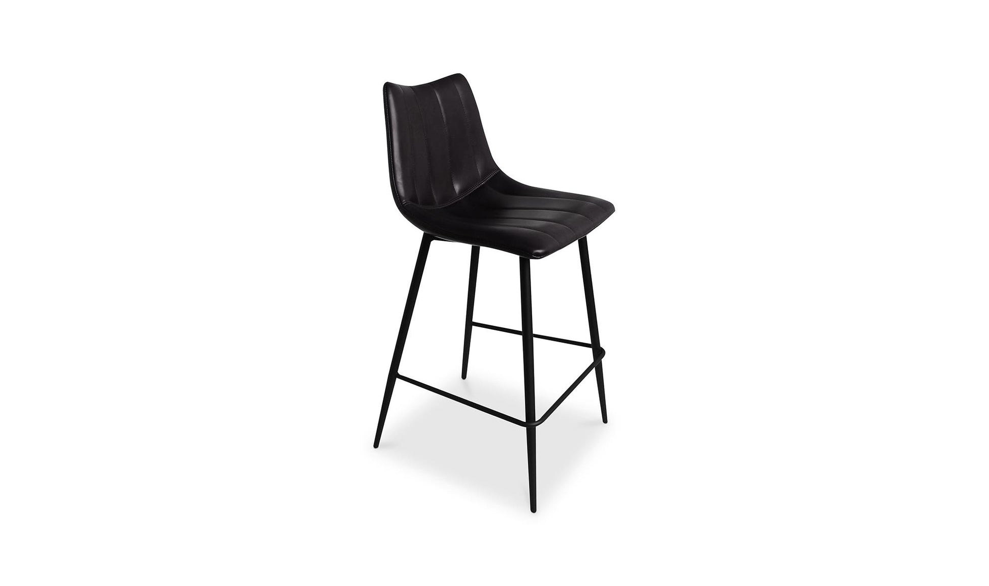 Alibi Counter Stool Matte Black - Set Of Two by Moe's Home Collection - view 18