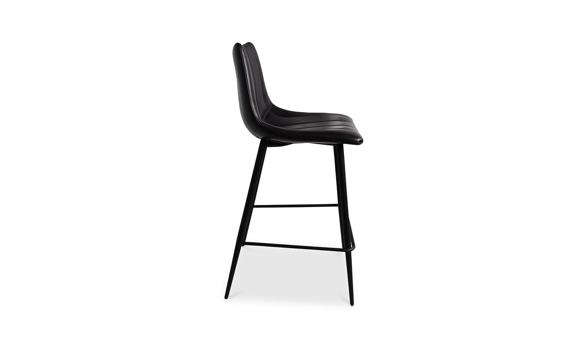Alibi Counter Stool Matte Black - Set Of Two by Moe's Home Collection - view 19