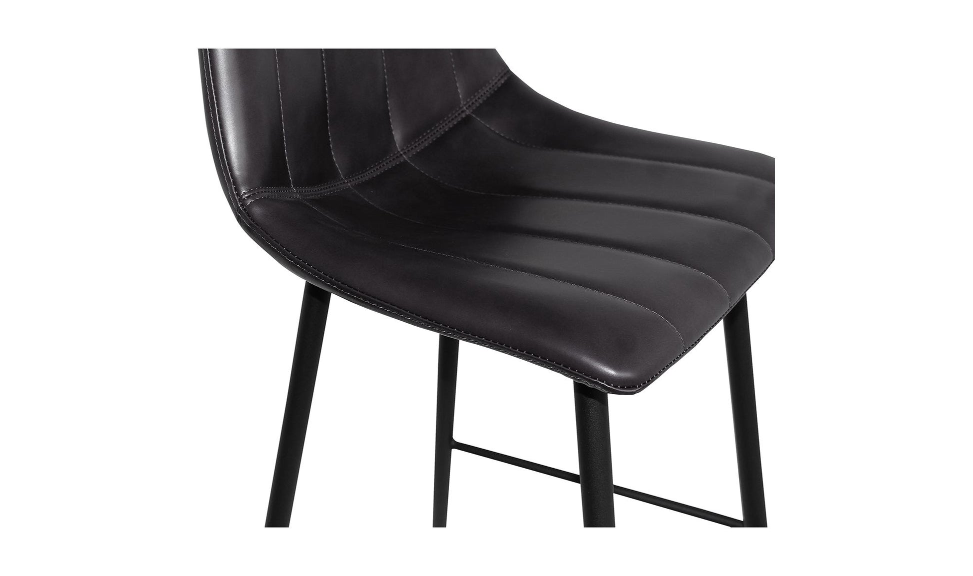 Alibi Counter Stool Matte Black - Set Of Two by Moe's Home Collection - view 21