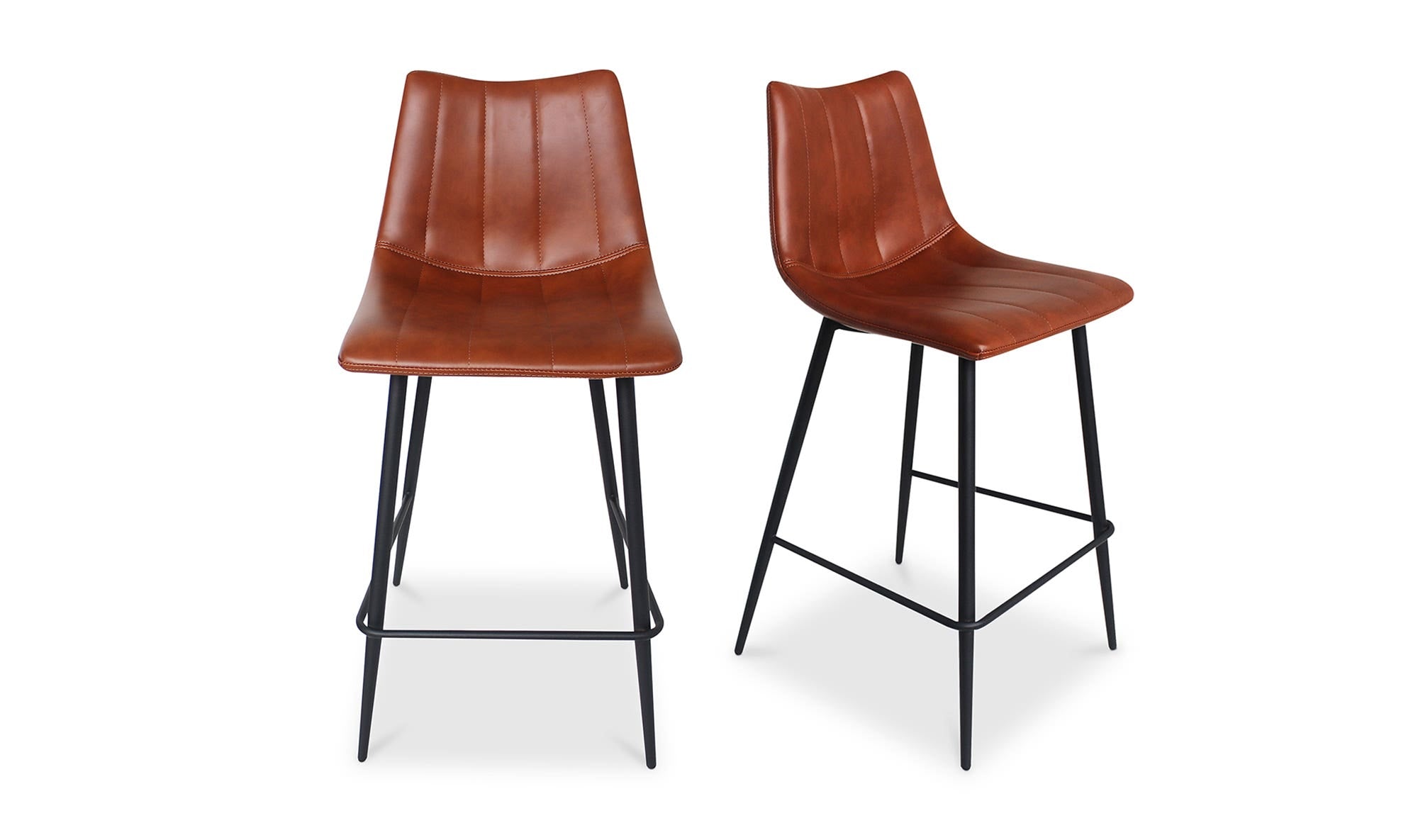 Alibi Counter Stool Brown - Set Of Two by Moe's Home Collection - view 13